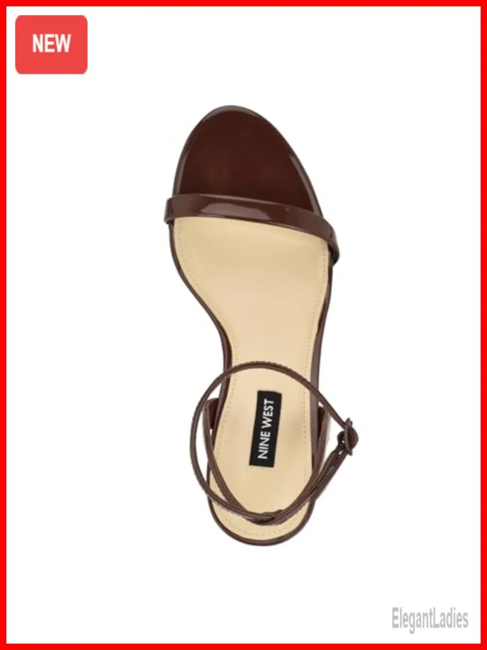 Women's Waltz Kitten Block Heel Sandal Faux Leather Open Toe